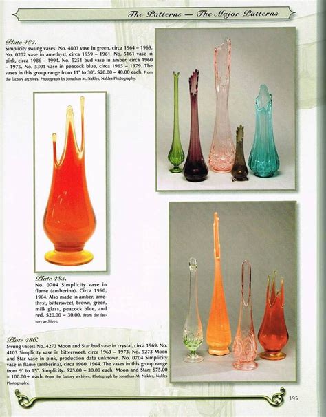 <strong>Smith</strong> Glass <strong>Vases</strong>, Glass Cut Glass Red with Vintage <strong>Vases</strong>, <strong>L. . Le smith swung vase catalog